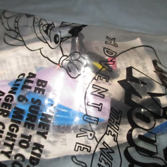 VINTAGE WENDY'S Kid Meal Toy Mighty Mouse BAT BAT 1989 Viacom NIB - Picture 4 of 4